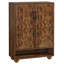 Armoire de rangement pour chaussures avec 2 portes et tablettes réglables
