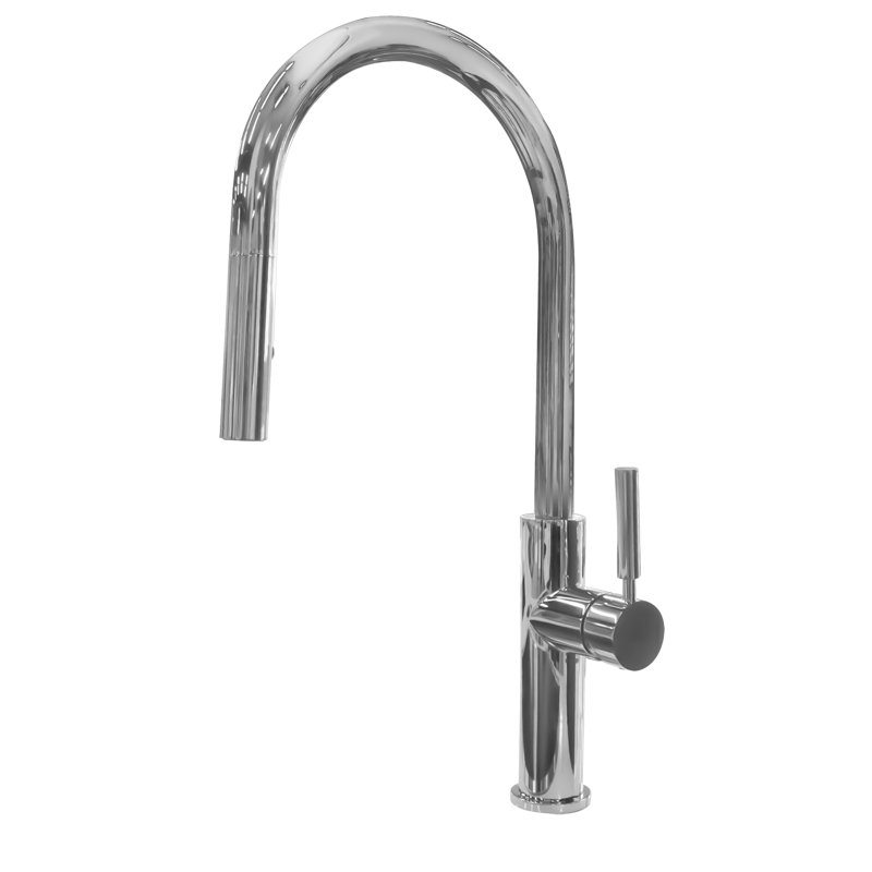 Valley Acrylic Ltd. Pull Down Kitchen Faucet, Brushed Stainless