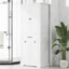 Freestanding Bathroom Storage Cabinet With Doors & Drawers, Tilt-Out Laundry Hamper, Adjustable Shelf, Multiple Storage Spaces, White