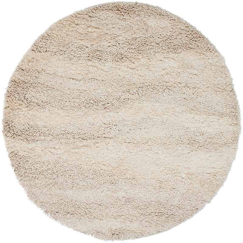 Messerly Wool Indoor Rug, Round 8'