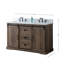 Ensemble de meuble-lavabo double 54 po Cayden-877210671-863084067