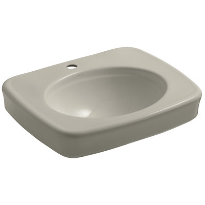Bancroft Ceramic 24" Pedestal Bathroom Sink