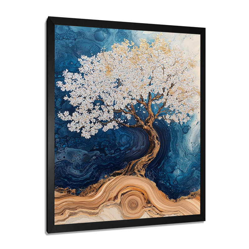 Myrtice III - Décoration murale florale, Noir, noir, noir, noir, 20" H x 12" W, Reproduction encadrée d'une seule photo
