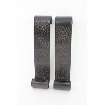 Porte-bougie en métal applique