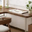 Bureau d'angle en bois massif-675484196-675484194