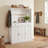 47.2'' Farmhouse Storage Cabinet With 3 Drawers