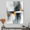 Minimal Journey Horizon I - art mural moderne en métal, impression moderne sur métal