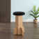 Hine Upholstered Counter Stool with Solid Wood Frame