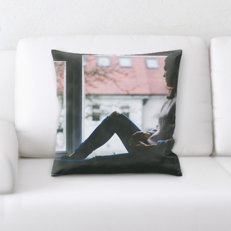 Coussin décoratif window view