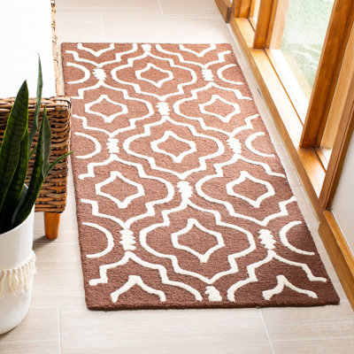 Cambridge Hand Tufted Wool Geometric Rug