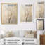 «Beige Trees Oak Solitude V», reproduction sur toile-330396325-330396326
