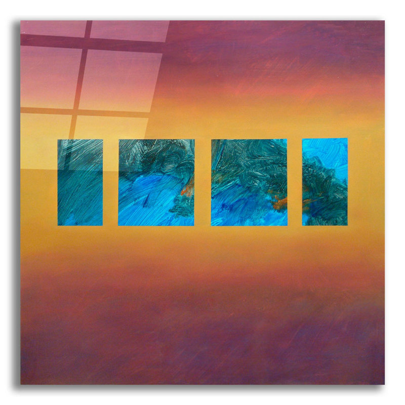 On Plastic/Acrylic Print, H 12 po x l 12 po x P 0,13 po
