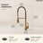 Commercial-Style 2-Function Pull-Down Single-Handle Kitchen Faucet-126446266
