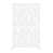 Forme de feuille blanche