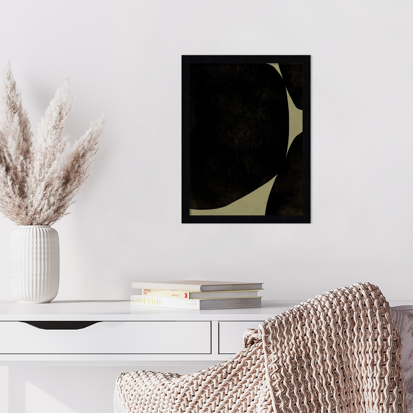 Heirloom Orbs I Print by Jacob Green, Black, 17" H x 13" W x 1" D