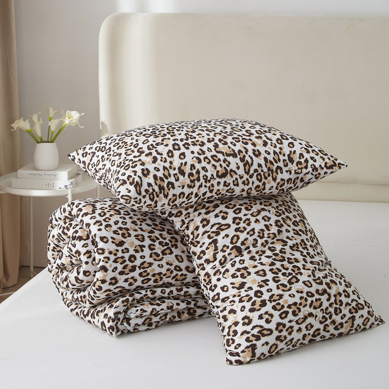 Microfiber Modern Style Comforter Set, King Duvet Cover + 2 King Pillowcases