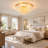 32" Modern 13 - Lights Crystal Flush Mount Lighting Dimmable