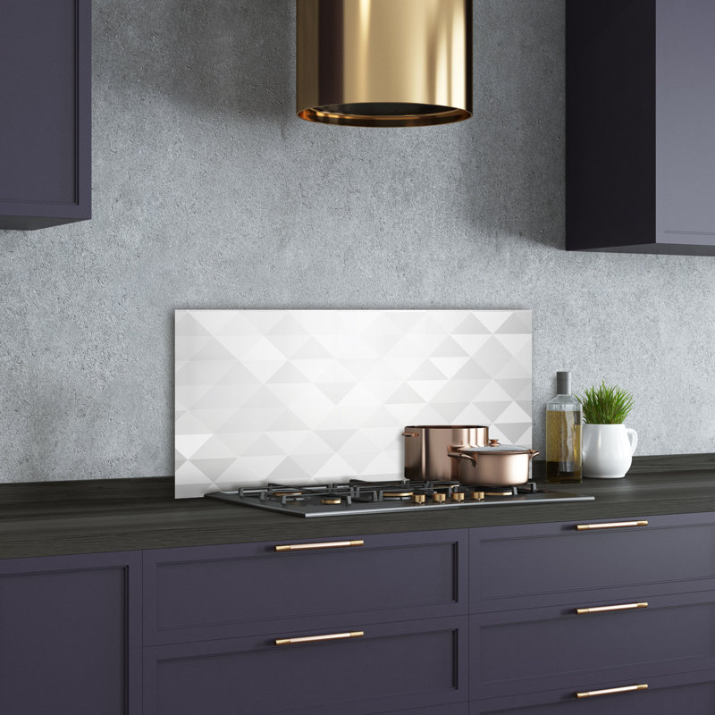 Gerritt 50cm W x 100cm L Glass Peel and Stick Panel