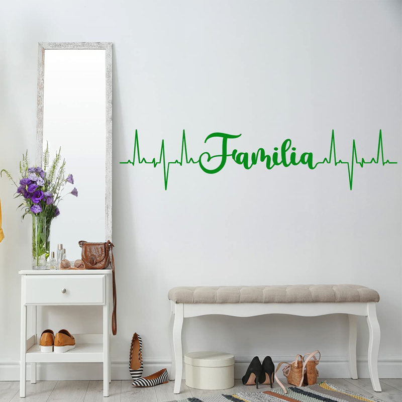 Non-Wall Damaging Wall Decal, 5'' H x 20'' W, Green