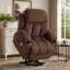 Fauteuil inclinable électrique Power Lift avec chaleur et massage en tissu avec poche latérale, port de charge USB, télécommande-1547360425