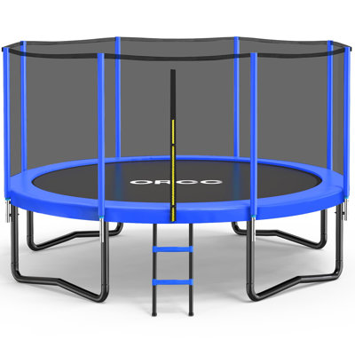 Maxlead Trampoline for Kids and Adults, 450 LBS Weight Capacity, with Safety Enclosure Net, Ladder, Heavy-Duty Galvanized Steel Frame, Outdoor Backyard Jumping Toy