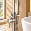 1 Handle Floor Bath Shower Mixer Bath Filler with Diverter-81850675