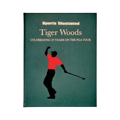 Sports Illustrated Tiger Woods: Celebrating 25 Years on the PGA Tour Leather Bound Book