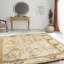 Tapis beige noué à la main