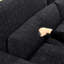 Linen Straight Adjustable Movable Back Sofa