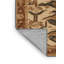 Tapis art déco brun lavable à la machine-1382290894