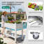 Resin Planter Box With Wheels-892351218