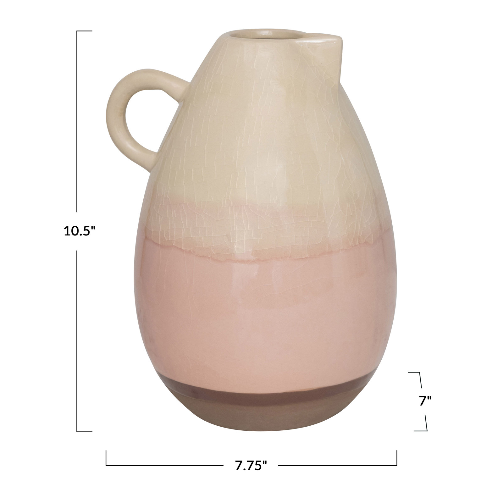 Thurston 10.75'' Handmade Ceramic Table Vase