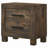 Nightstand, Rustic 2-Drawer Nightstand
