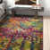 Corlenzo Abstract Orange/Pink/Blue/Yellow Area Rug