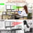 60'' Reversible Gaming Desk With Monitor Stand & Fabric Drawers-256326282