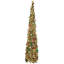 Arbre de Noël élancé à guirlande cyprès-618656028-586296217