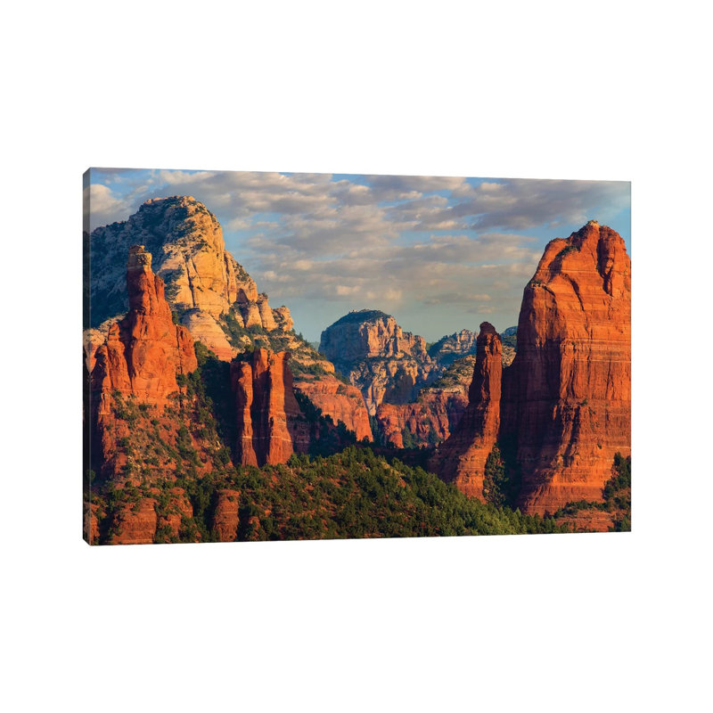 Mountains, Red Rock-Secret Mountain Wilderness, Arizona I by Tim Fitzharris - Wrapped Canvas Print, 20.32 cm H x 30.48 cm W