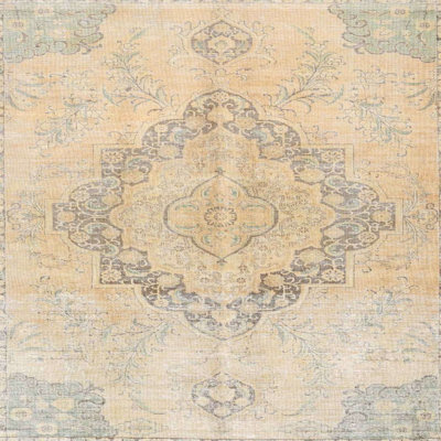Tapis beige/noir traditionnel Gibsonia