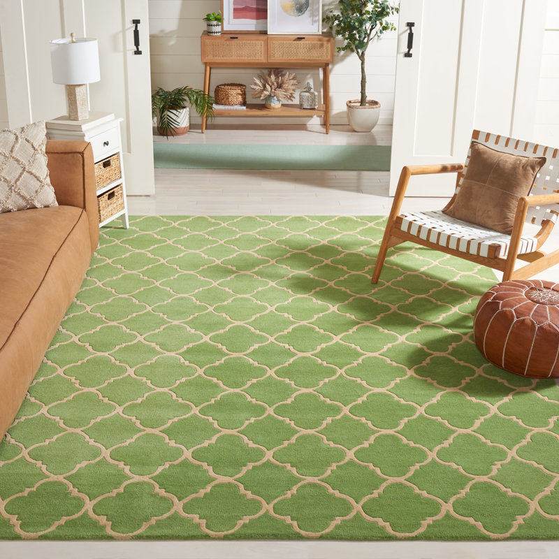 Tapis en laine touffeté à la main Carolene, Rectangle 8 pi x 10 pi
