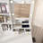 Vanity Table With Mirror & Adjustable LED Lights, Power Outlet, Hairdryer Holder & Stool – Compact Dressing Desk For Small Bedrooms-698386455