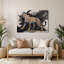 Art mural en métal «Big Cats»-1151712300