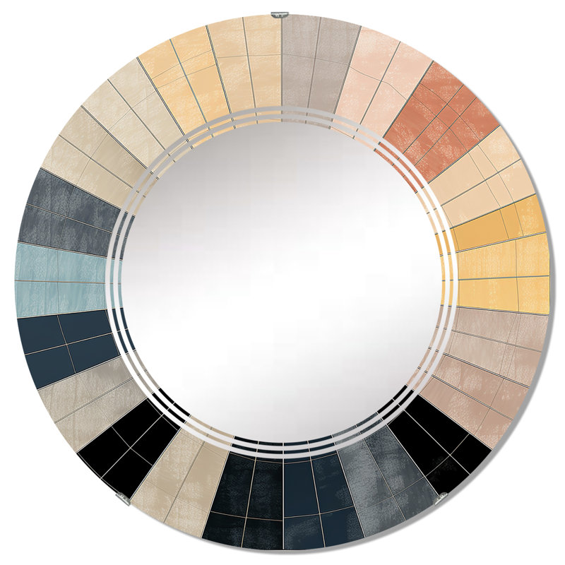 Pitney - Miroir mural moderne rond, 32 po x 32 po