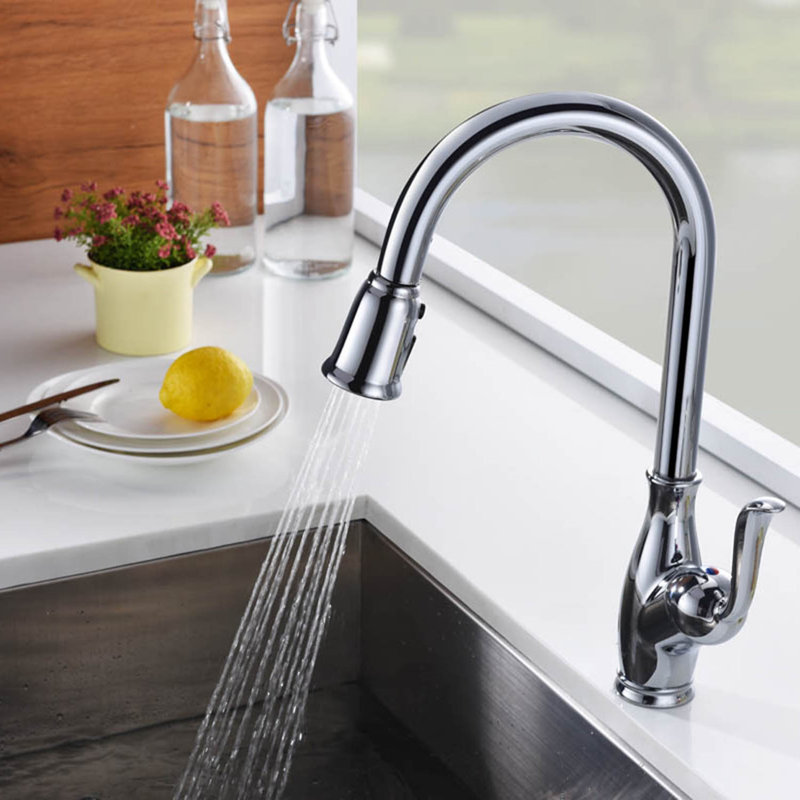 OAKLAND Pull Down Kitchen Faucet, Chrome