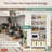 71" Metal Garage Storage Cabinet with 2 Shapely Doors, Adjustable Shelves Utility Organizer, Soft White-1940975075