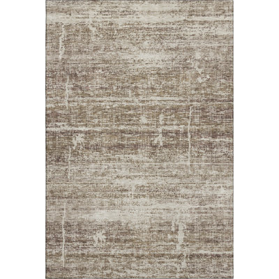 Premium Machine Washable Gerardo Brown Rug