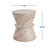 Outdoor/Indoor Lightweight Concrete Side Table