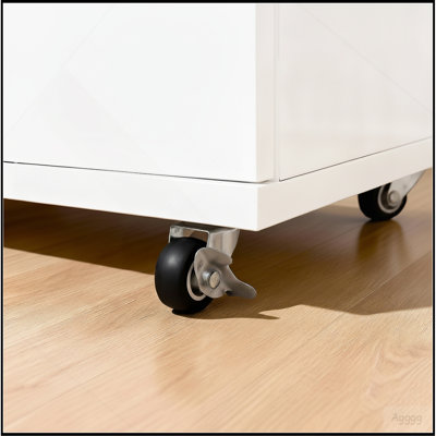 Rolling 5 Drawer Dresser
