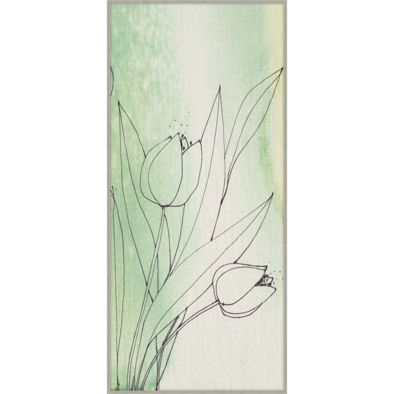 Tulip Blooms 2 Print, 35.16" H x 16.16" W