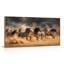 Tableau encadré sur toile « Chevaux au galop », 122 x 61 cm (48 x 24 pouces), 1 pièce-358859428