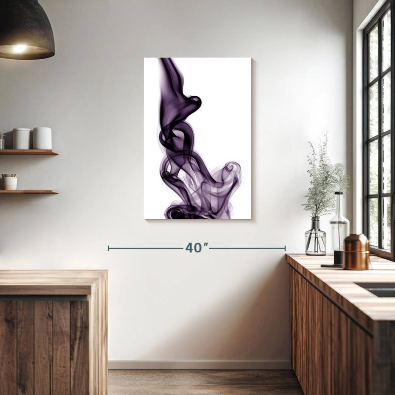Avery Purple Smoke, 36" H x 24" W